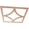 Ekena Millwork Statesman Wood Fretwork Pierced Ceiling Medallion, Cherry, 26"OD x 16 5/8"ID x 3/8"T CMWP26X26X0375STCH - alternate 5